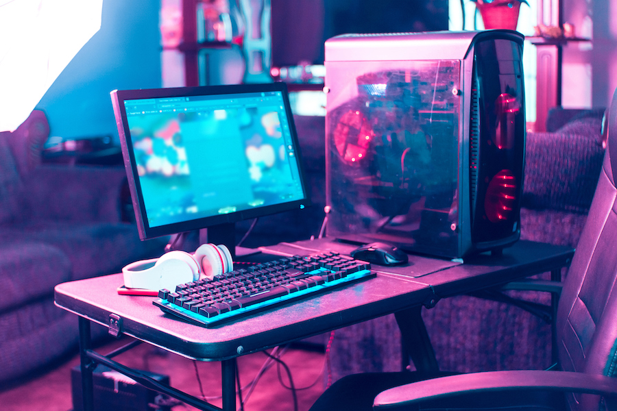 Image of a gaming PC