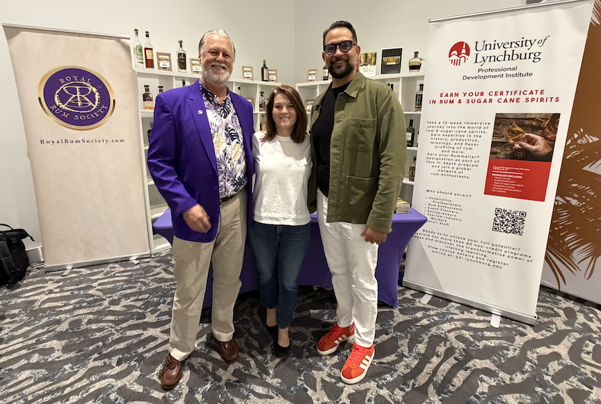 Instructor Greg Hill with course participants Katrina Dempsey and Elvis Batista